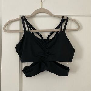 Handful BOUND AND DETERMINED Sports Bra‎ Black Size M high impact bra